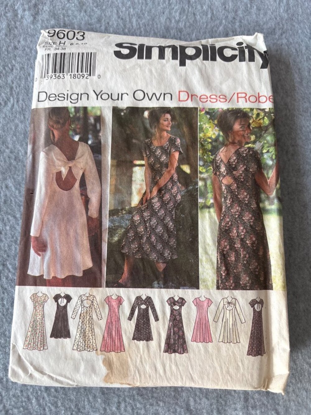 Simplicity 9603 Women Sewing Pattern Size 6 8 10 Dress Uncut